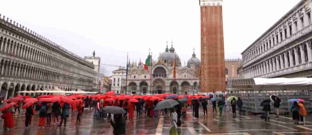 A Venezia neanche la pioggia ha fermato la Festa di San marco