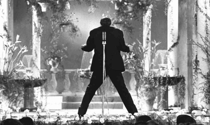 Adriano Celentano 'Il Molleggiato'' al festival di San Remo nel 1961
