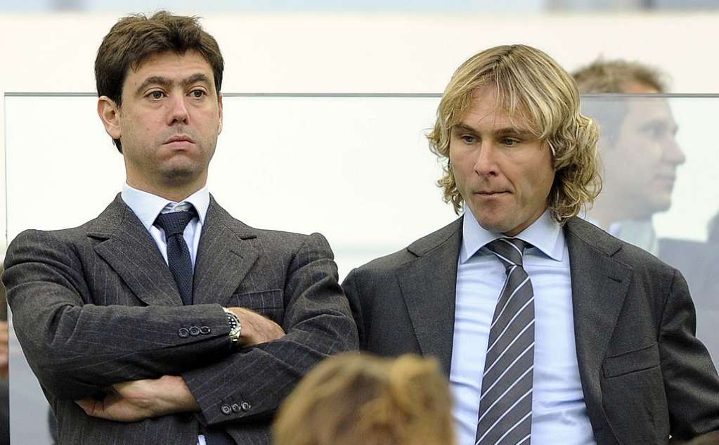 Andrea Agnelli e Pavel Nedved due degli indagati dei sei della società Juventus