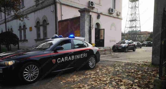 Auto dei Carabinieri in uscita a Mestre