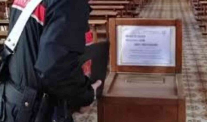 Carabinieri in chiesa, i furti dalle cassette delle offerte sono in aumento