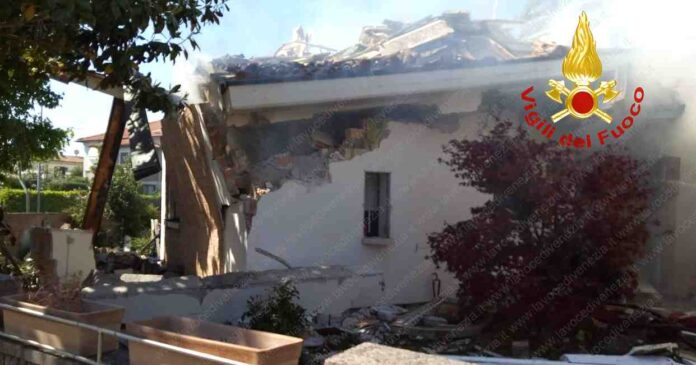 Esplosione casa a San Donà