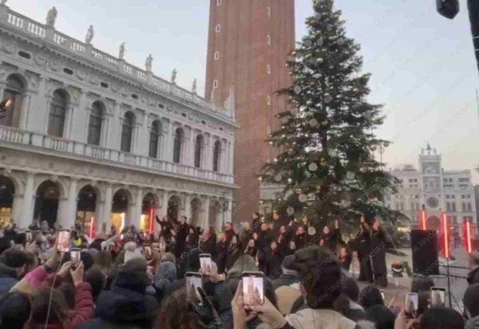 Albero di Natale Piazza San marco Venezia