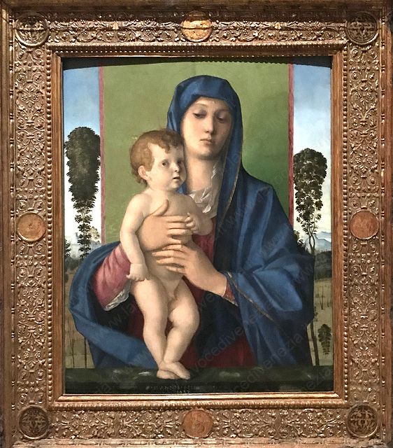 Giovanni Bellini, Madonna degli Alberetti, 1487, olio su tavola, 74x58 cm. Gallerie dell’Accademia, Venezia. Foto di Manuela Moschin