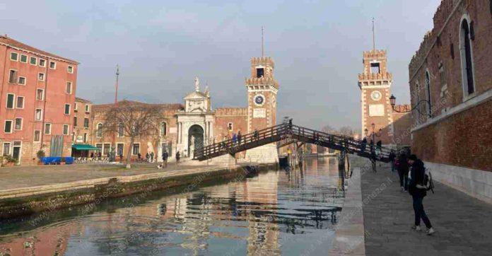 Il Rio delle Galeazze a Venezia