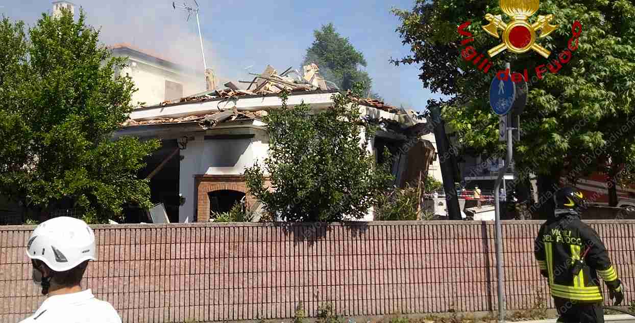 Il crollo della casa di San Donà oggi