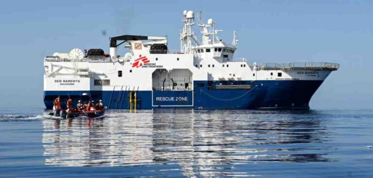 La nave Geo Barents (foto di Medici Senza Frontiere)