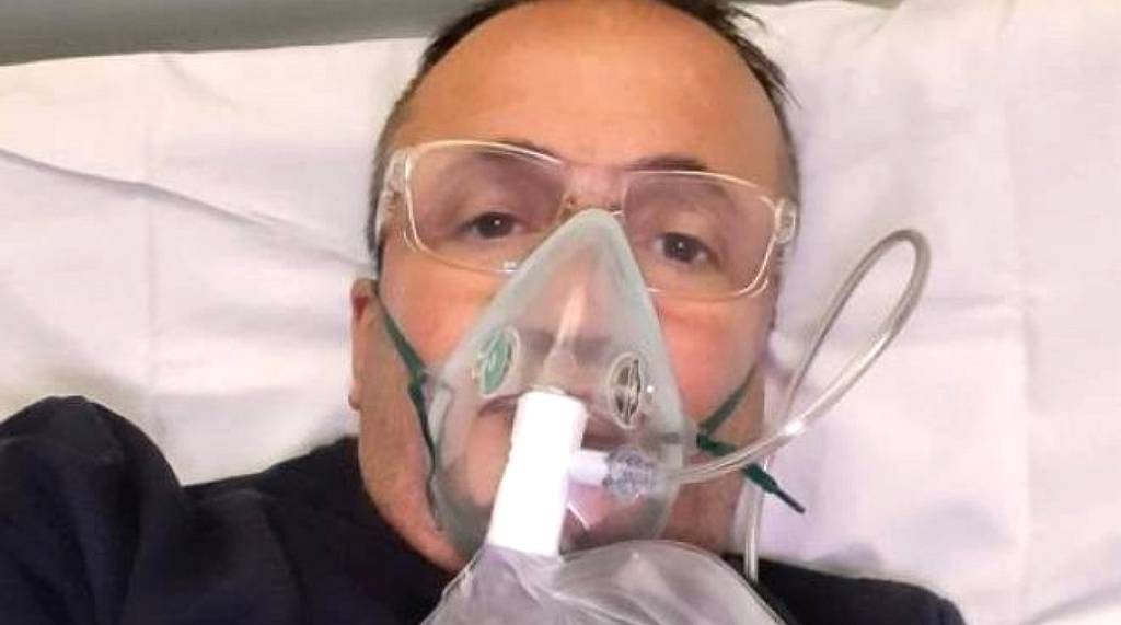 Maurizio Stecca ricoverato per Covid all'Ospedale di Cà Foncello di Treviso