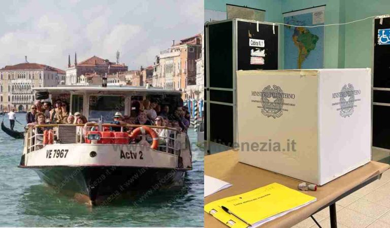 Referendum 22-23 marzo 2026, trasporti Actv ridotti a Venezia