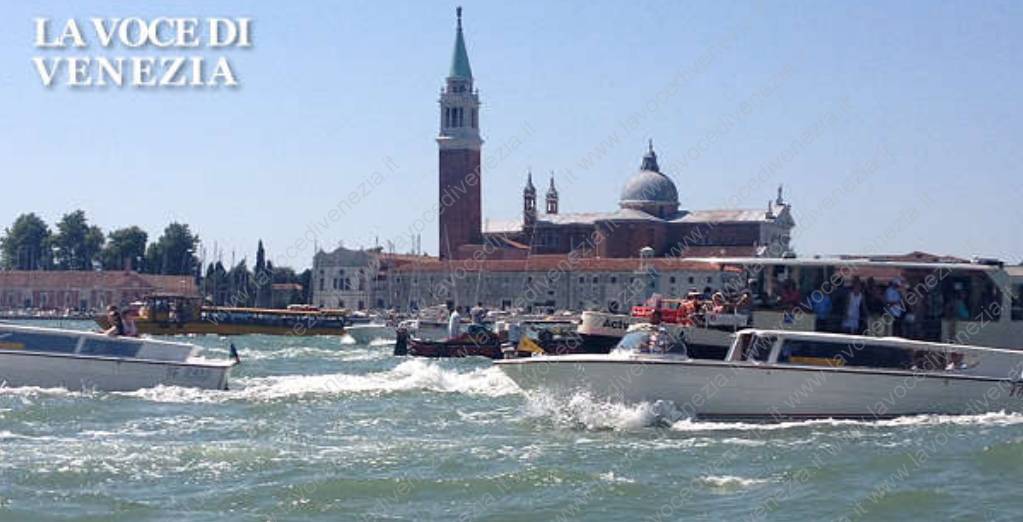 Moto ondoso e traffico acqueo a Venezia