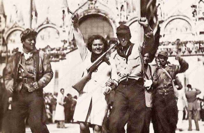 Partigiani a Venezia nei giorni della Liberazione (1945)
