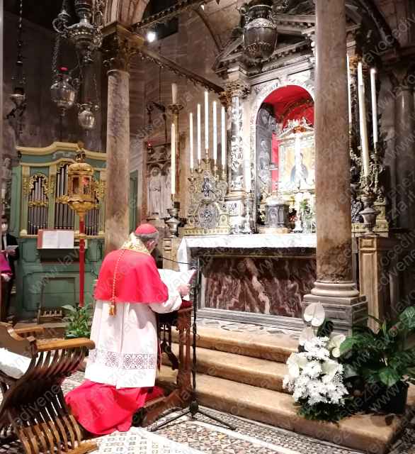 Patriarca di Venezia, Francesco moraglia, prega Maria per Russia e Ucraina