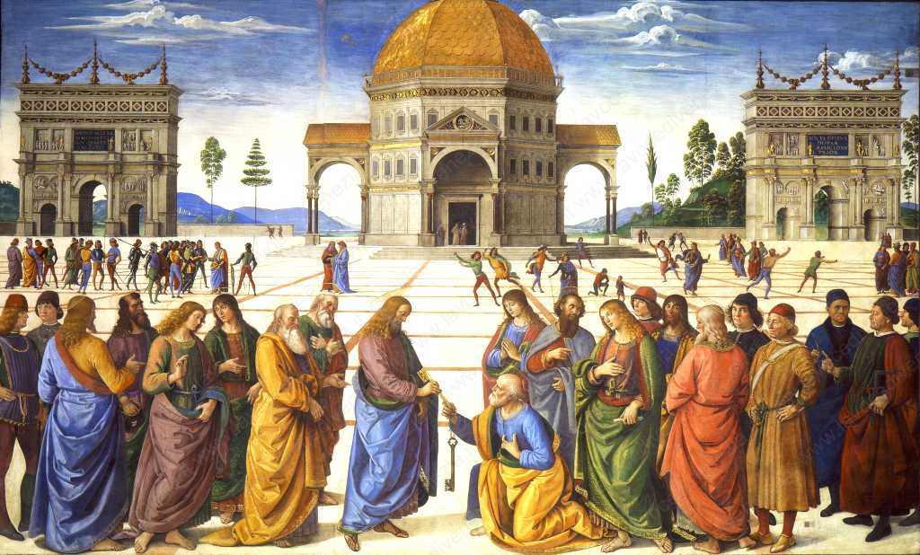 Consegna Delle Chiavi A San Pietro Il Perugino e la Consegna delle chiavi a San Pietro