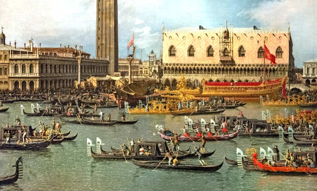 Quadro Canaletto Molo San Marco Ascensione