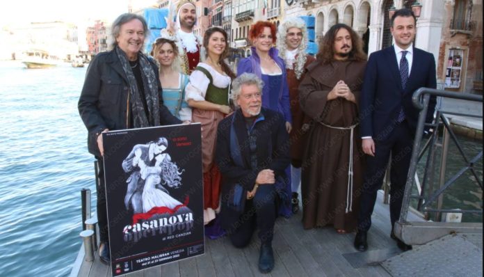 Red Canzian a Venezia presenta Casanova Opera Pop