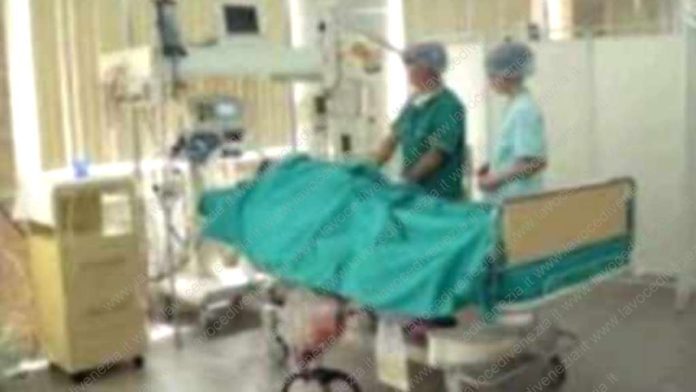 Sala operatoria prima di un intervento