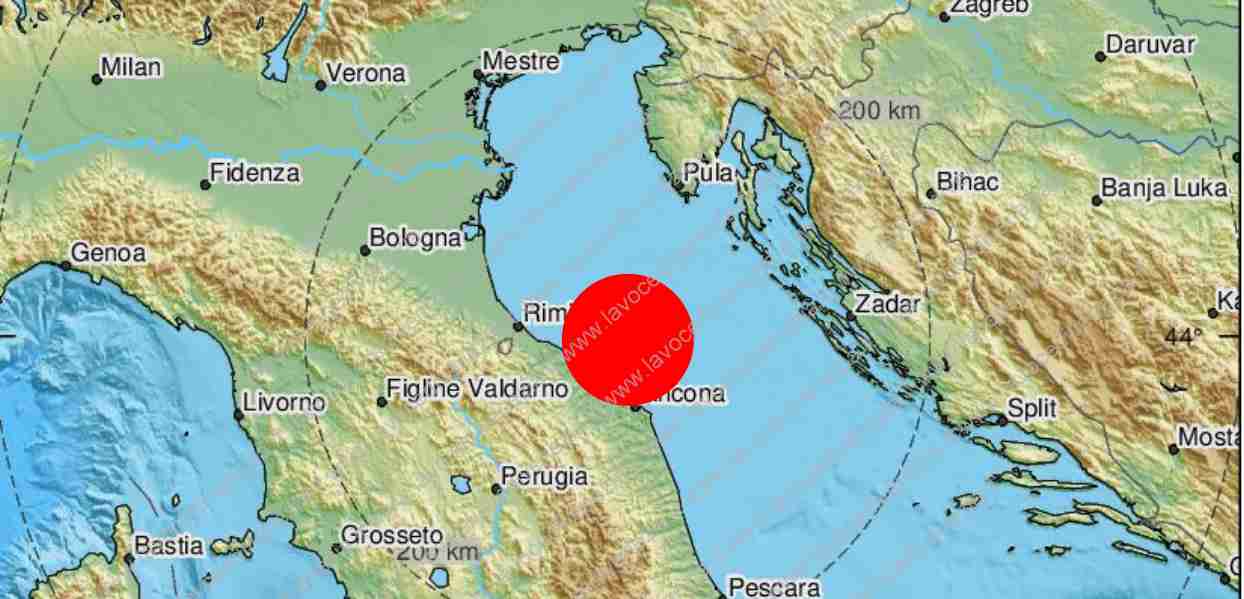 Terremoto oggi