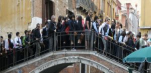 Turisti a Venezia