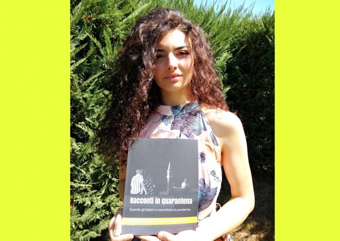 Veronica Dainese, vincitrice del concorso Racconti in Quarantena con il libro che raccoglie le opere