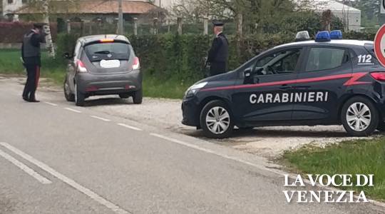 controlli carabinieri provincia venezia violazione isolamento