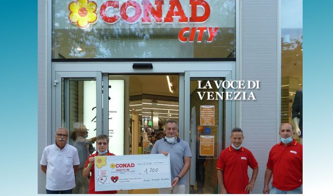 Conad Lido: 1.700 euro alla Cardiologia di Venezia attraverso Associazione Amici del Cuore