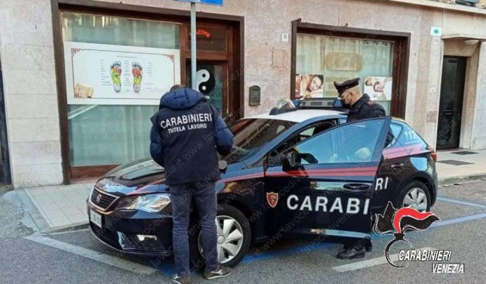 controllo carabinieri venezia tutela lavoro