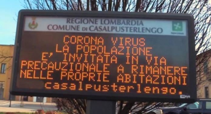Coronavirus: vietato entrare e uscire dai comuni-focolaio. Gli ultimi numeri