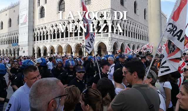 corteo no grandi navi a venezia 08-06-2019 bloccati san marco nostra 640400
