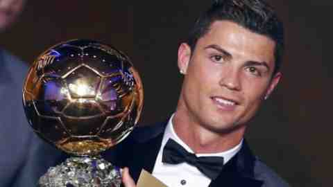 Pallone d'oro a Cristiano Ronaldo