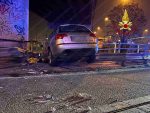 incidente Mestre sul cavalcavia vempa auto in bilico nel vuoto