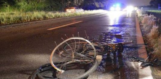 incidente sera bicicletta