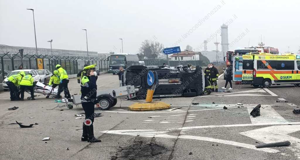 incidente via triestina oggi 19-02-22