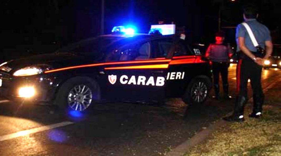intervento notturno dei carabinieri nc