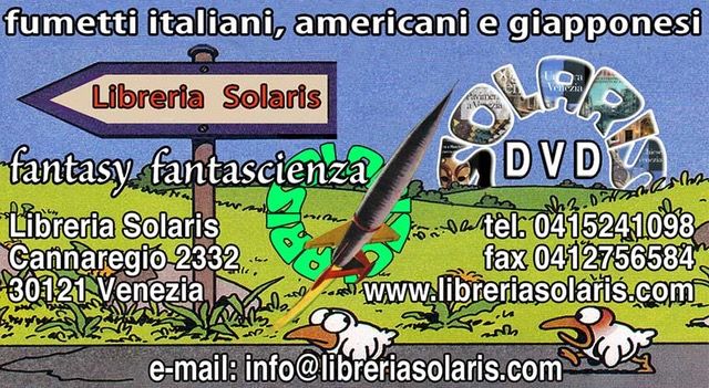libreria solaris venLibreria Solaris di Venezia in una pubblicità dell'epoca
