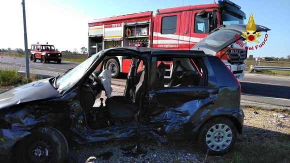 auto incidente sr89 muore anziano treviso mare meolo