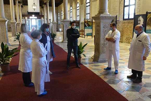 mascherine donazione ospedale civile ligabue