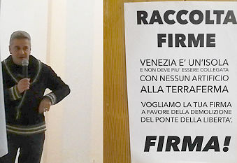 matteo secchi raccolta firma demolire ponte libertà box nostra