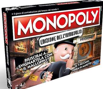 monopoly edizione imbroglio gioco box