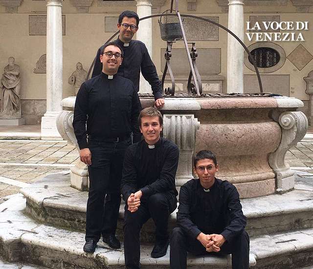 Giovanni, Gianpiero, Riccardo e Marco: quattro nuovi sacerdoti per la Chiesa di Venezia