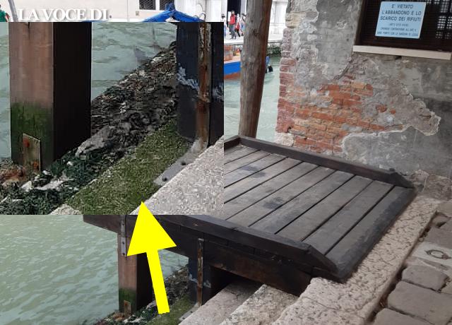 nuovo pontile veritas rio mendicanti fissato su marmo d'istria up 640