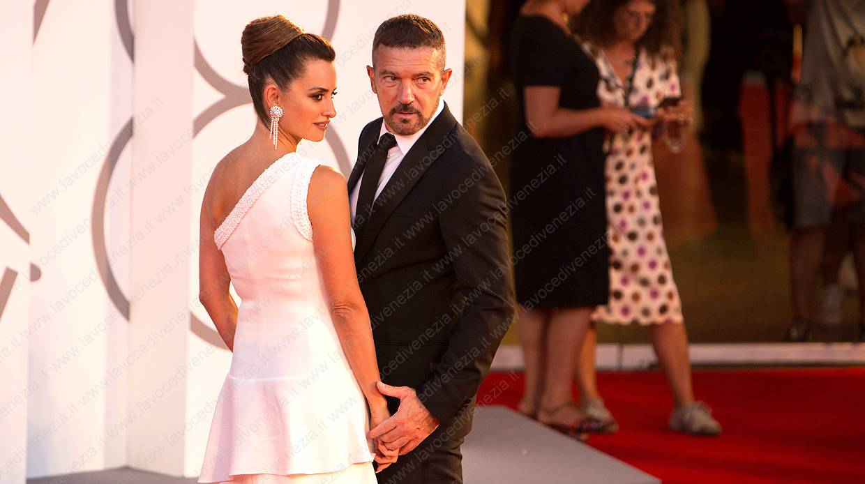 penelope cruz e antonio banderas a venezia 78