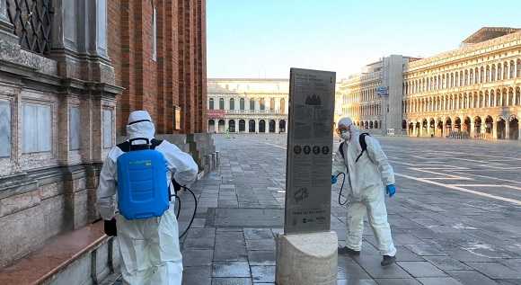 igienizzazione sanificazione Veritas Piazza San Marco