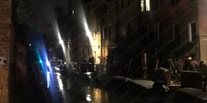 polizia motoscafo di notte rio venezia ns 1240