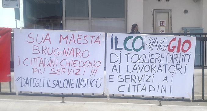 protesta actv piazzale roma 1