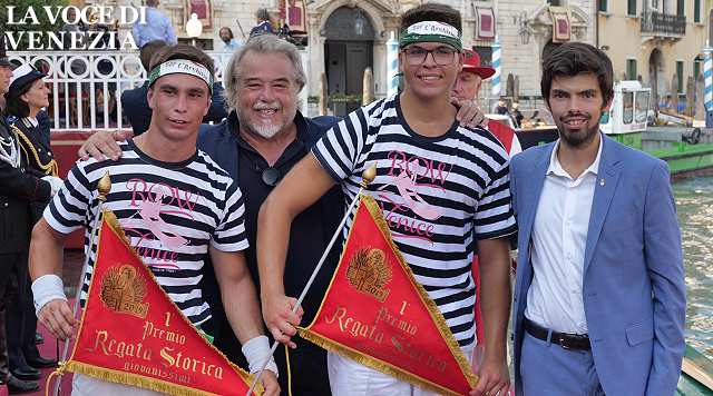 Regata storica 2019: ordine di arrivo giovanissimi su pupparini a due remi
