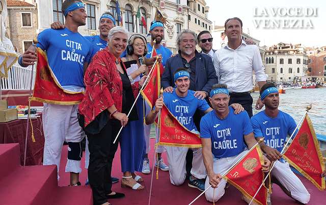 Regata storica 2019: ordine di arrivo degli uomini su caorline a sei remi