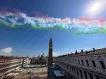 Frecce Tricolori in Piazza San Marco
