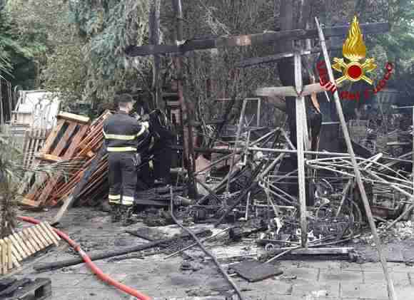 favaro incendio ca' solaro